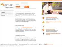 Tablet Screenshot of myoptumhealthparentsteps.com